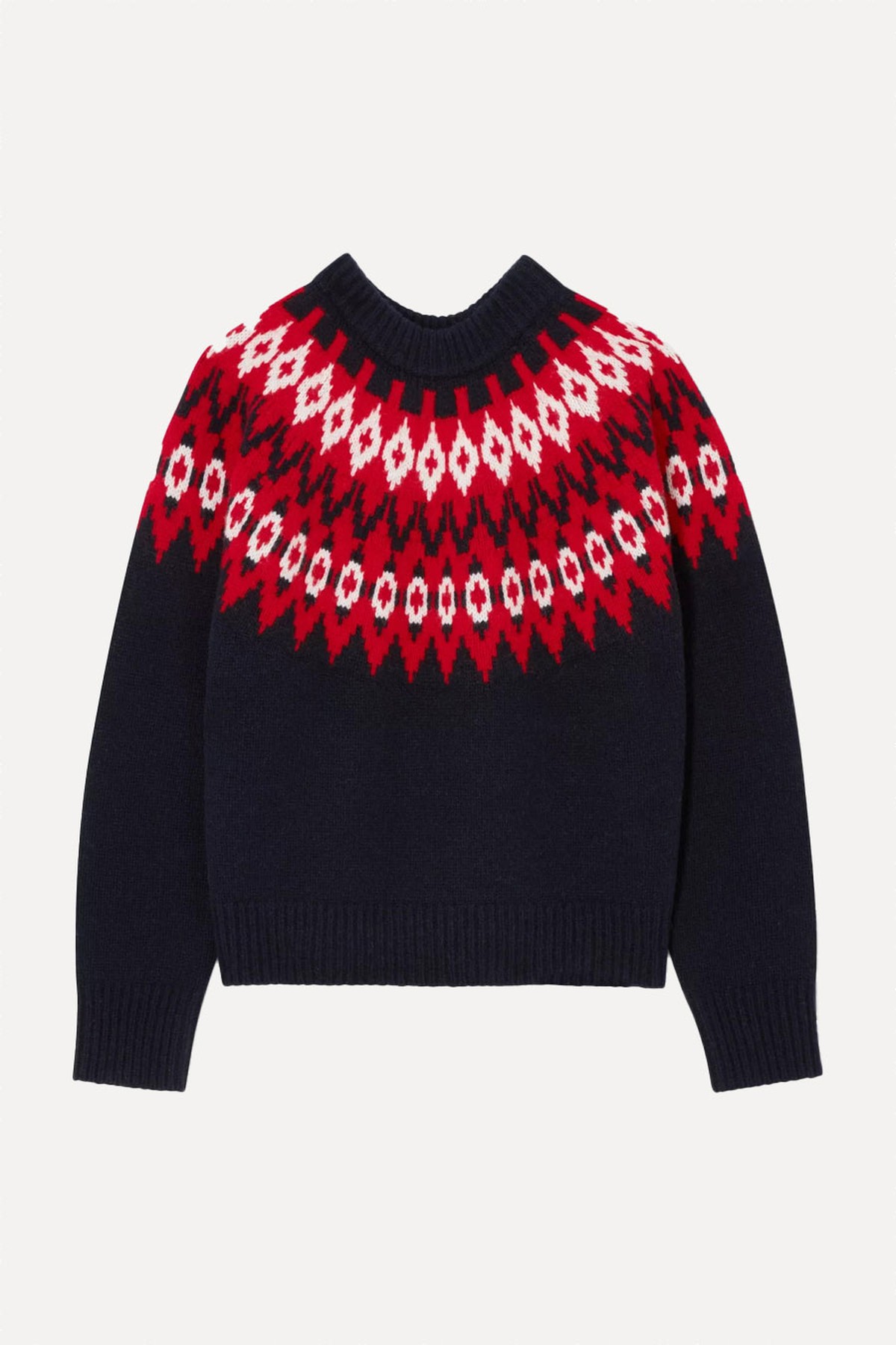 Fair Isle Wool Blend Knit Jumper from John Lewis