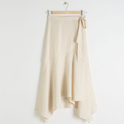 Striped Handkerchief Midi Skirt from & Other Stories