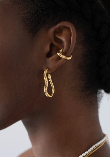 Molten Ovate Hoop Earrings from Missoma