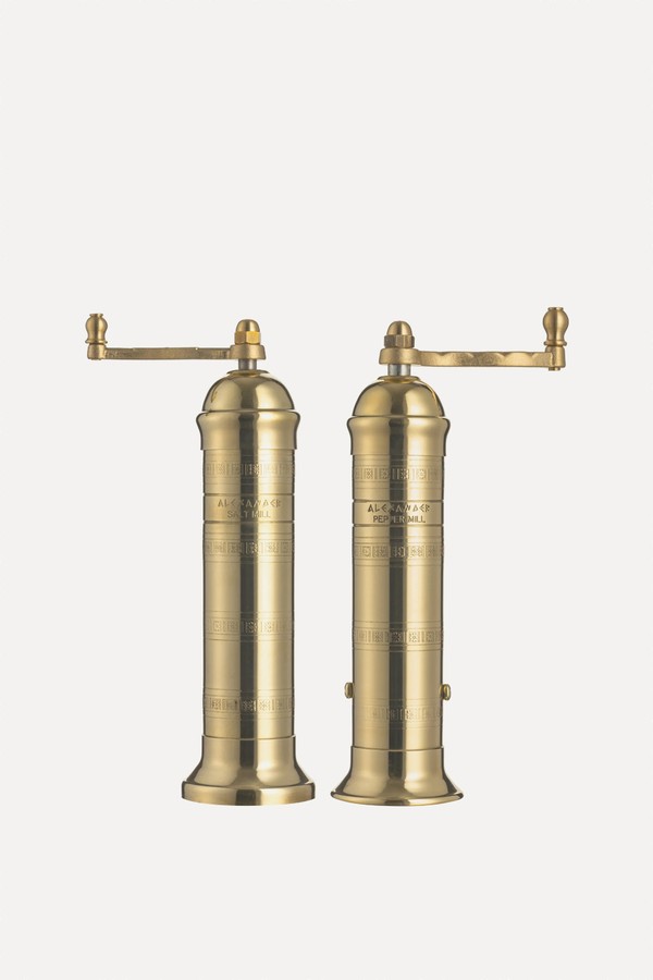 Brass Salt & Pepper Mill Set from Hudson Home