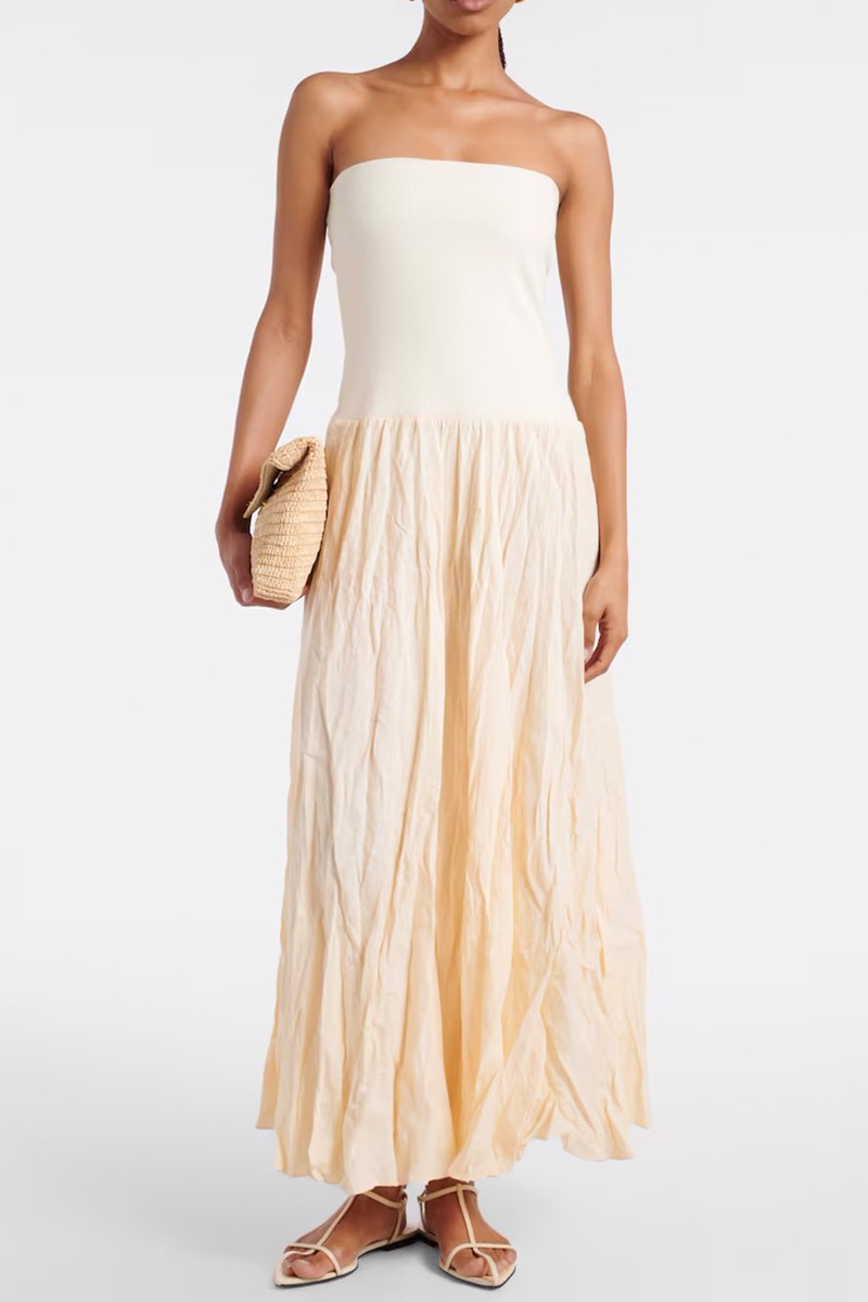 Linen-Blend Maxi Dress from Johanna Ortiz