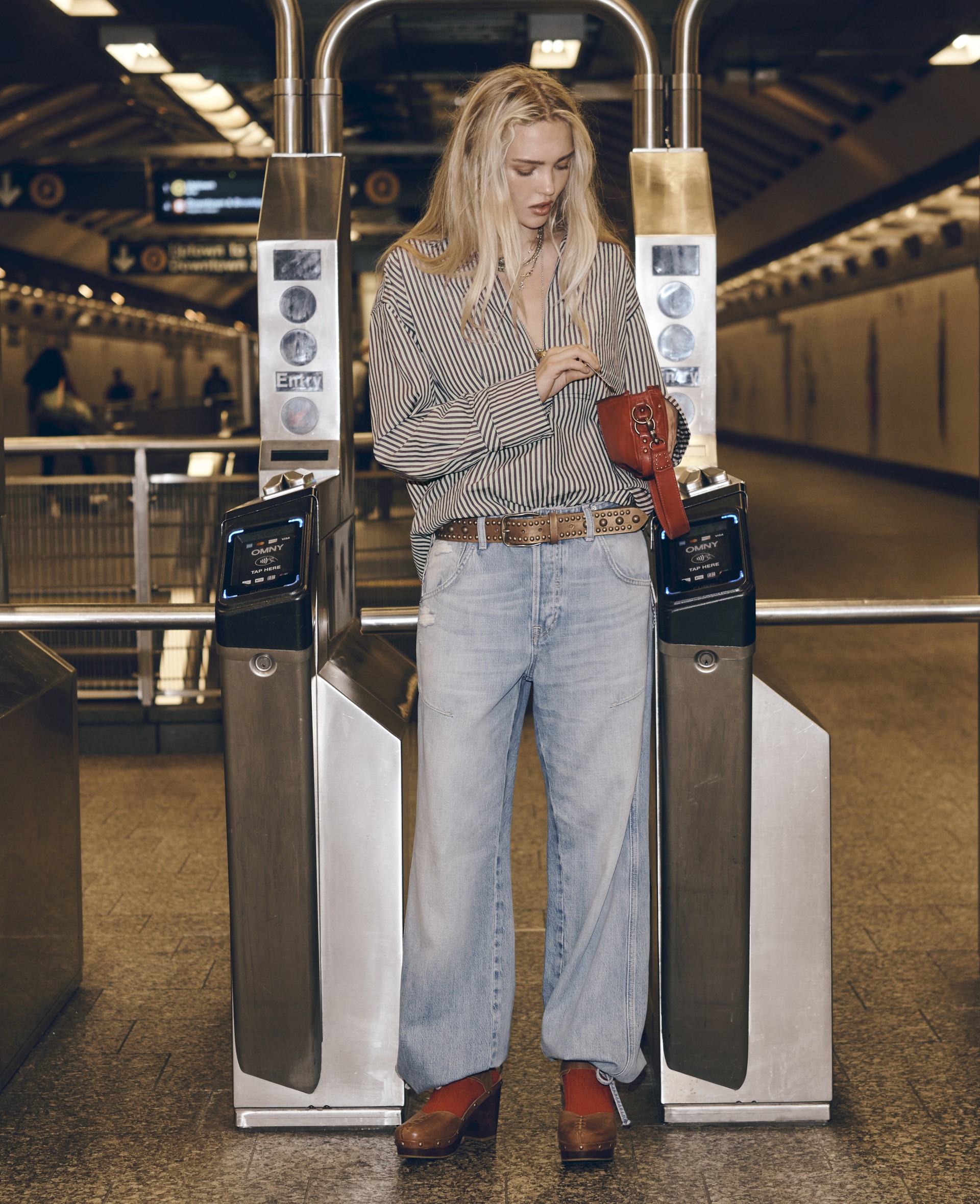  We The Free August Striped Pullover