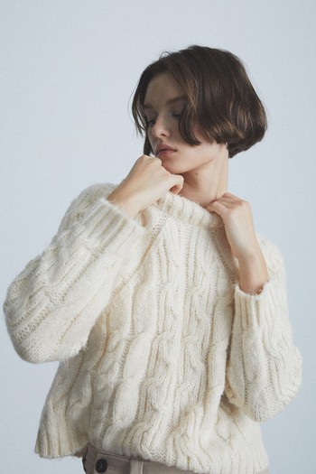 Chunky Cable-Knit Sweater