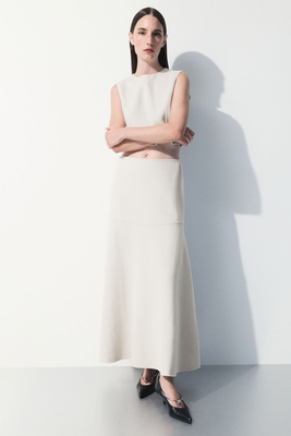 The Wool-Blend Midi Skirt from COS