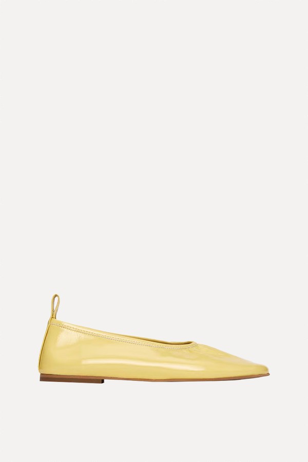 Lacquered Ballet Flats from ARKET
