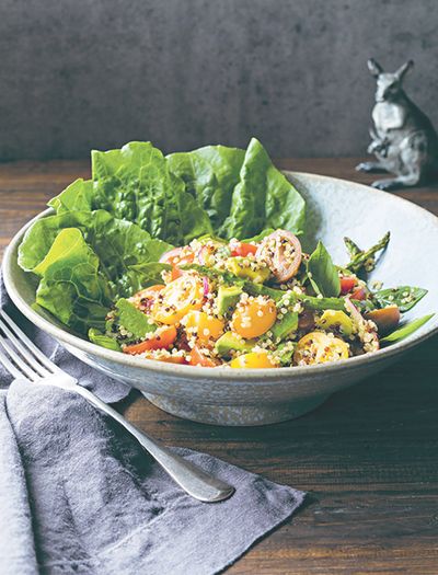 Tomato, Asparagus & Quinoa Salad