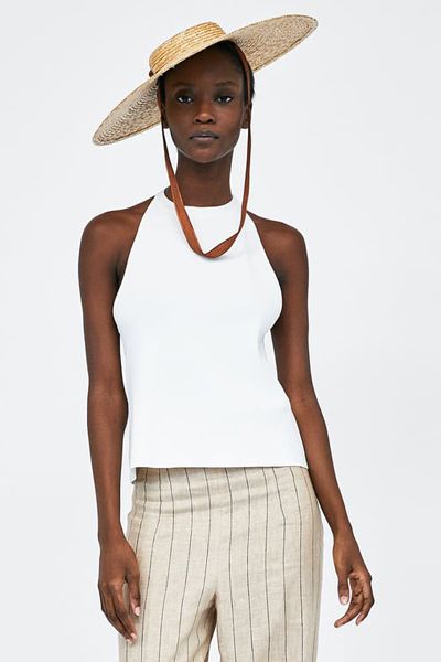 Racerback Halter Top from Zara