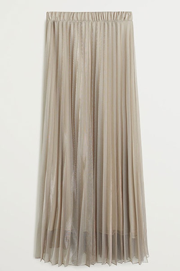 Pleated Midi Skirt from Mango