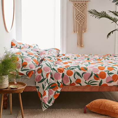 Peach Duvet Set from Urban Outfitters