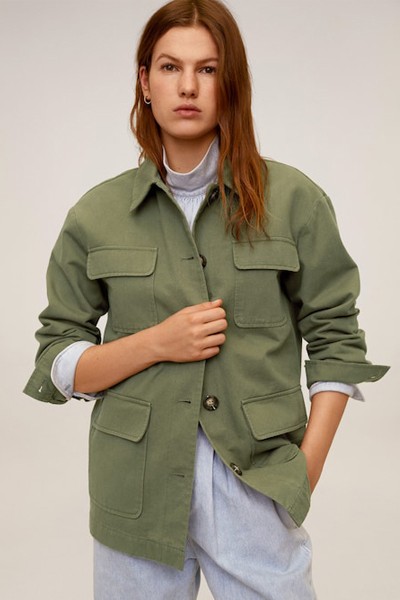 Multi Pocket Cotton Jacket from Mango