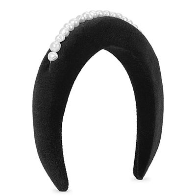 Lady Di Black Velvet Headband from Wald Berlin