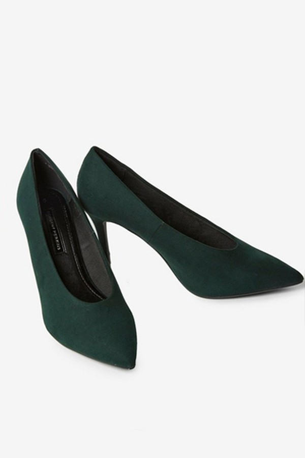 Microfibre ‘Gatsby’ Court Shoes