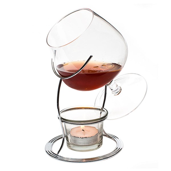 Brandy Glass and Warmer Set from John Lewis