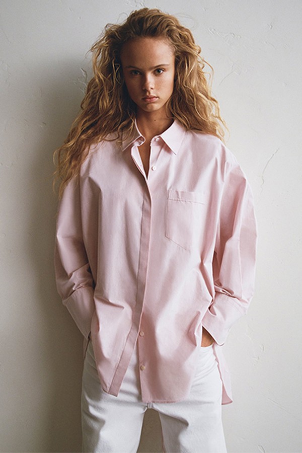 Oversized Poplin Shirt from Zara