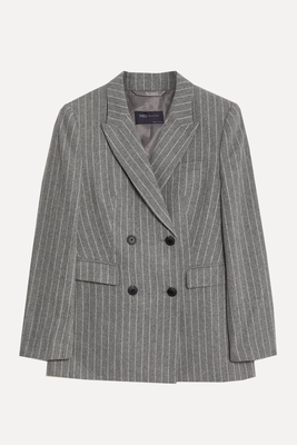 Relaxed Pinstripe Blazer from M&S