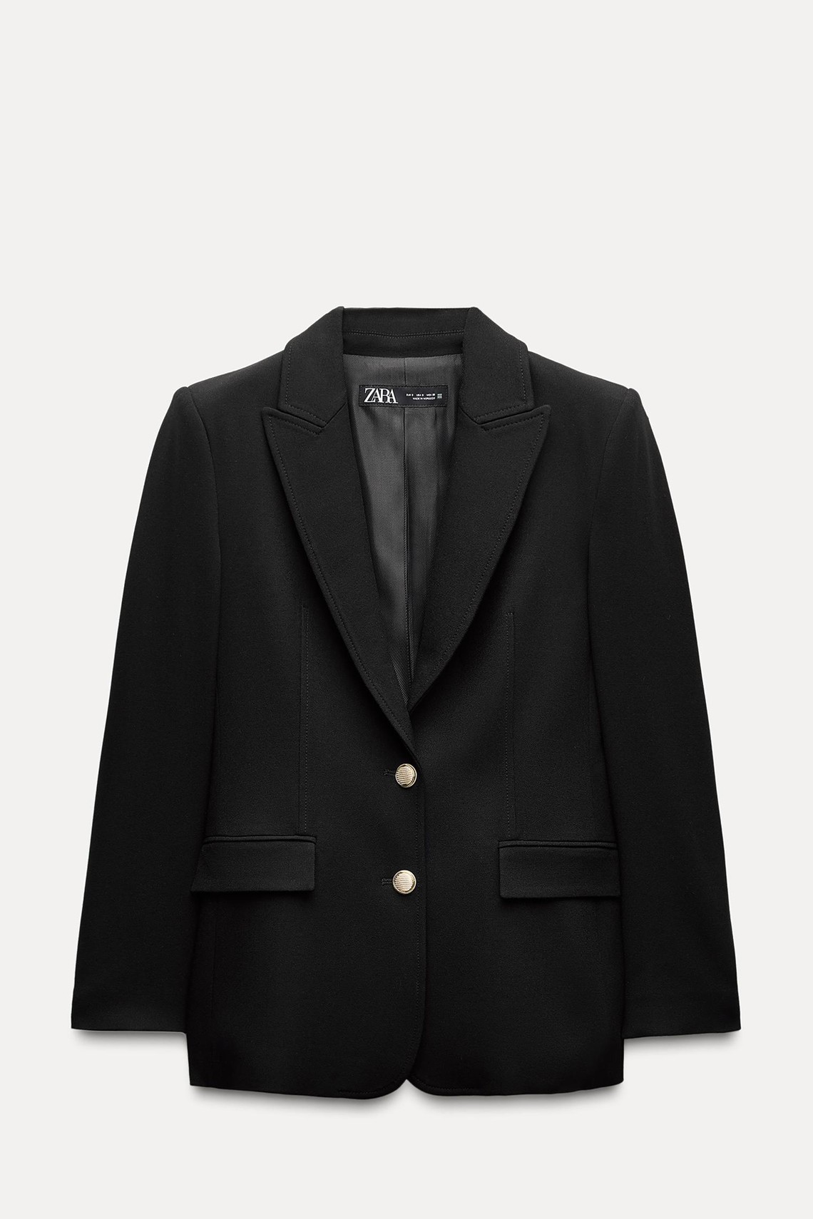 Fitted Blazer With Gold-Tone Buttons from Zara