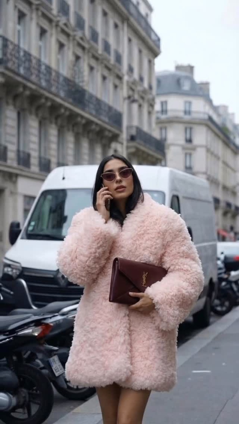 Who wants to be him when you could be me?

Pink coat, Stella McCartney
Sunglasses, Loewe 
Bag, Saint Laurent
Shoes, Saint Laurent

These images were created using AI tools.