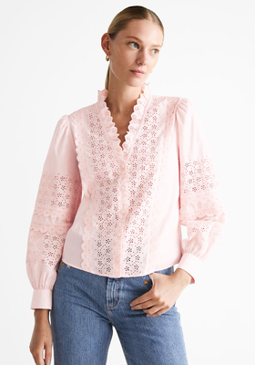 Embroidered Blouse  from & Other Stories 