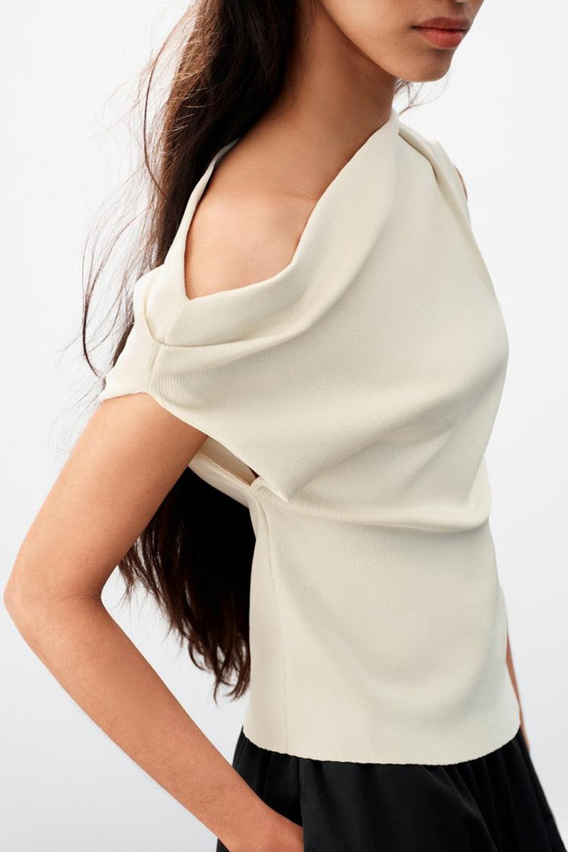 Asymmetric Knit Top