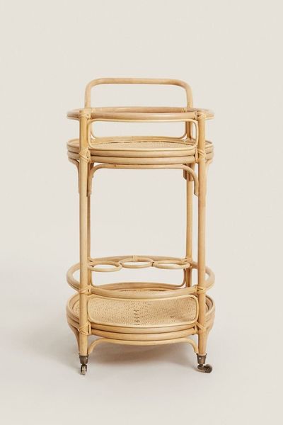 Rattan Trolley from Zara