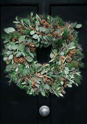 Festive Lavender Wreath