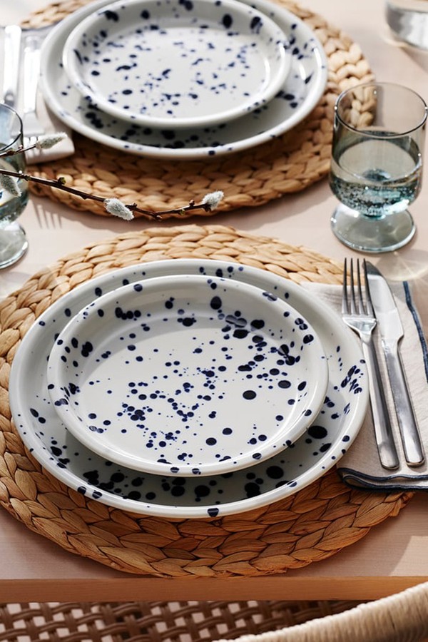 Set Of 2 SILVERSIDA Plates