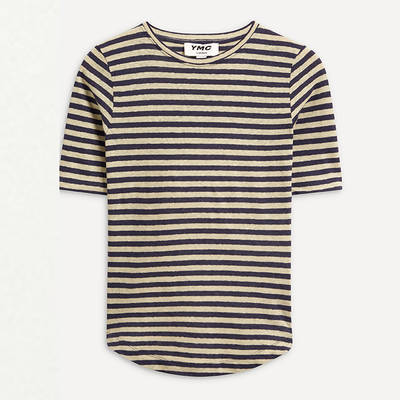 Charlotte Stripe Fitted T-Shirt from YMC