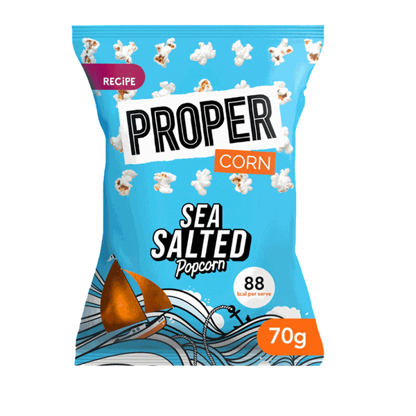 Sea Salted Popcorn from Propercorn
