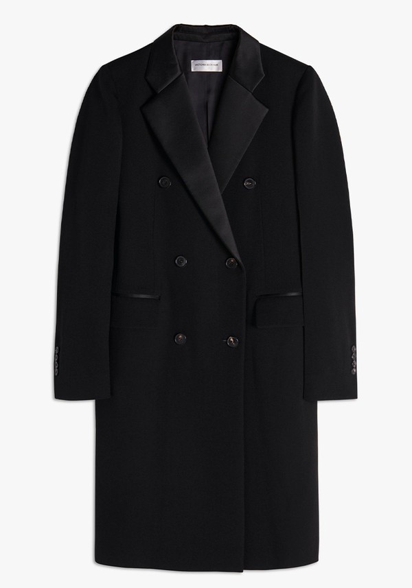 Double Breasted Tuxedo Coat