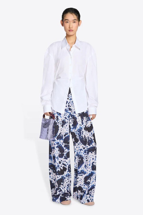 Tailored Belted Shirt