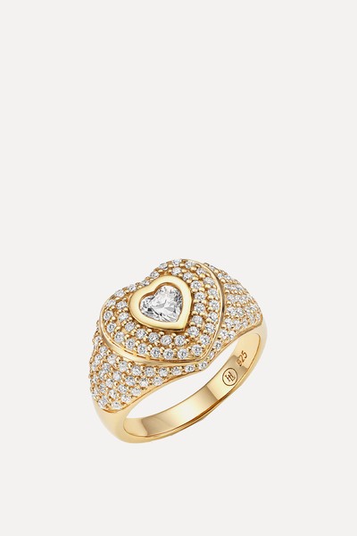 The Heart Of Gold Ring from Heavenly London