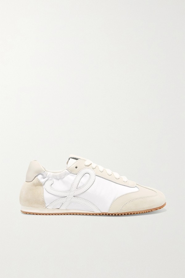 Suede And Leather Sneakers from Loewe 