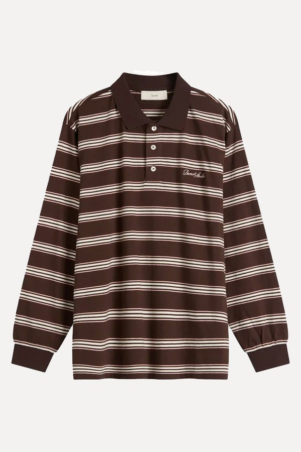 Long Sleeve Polo Top from Dunst