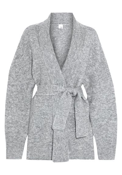 Katla Belted Brushed Knitted Cardigan from Iris & Ink