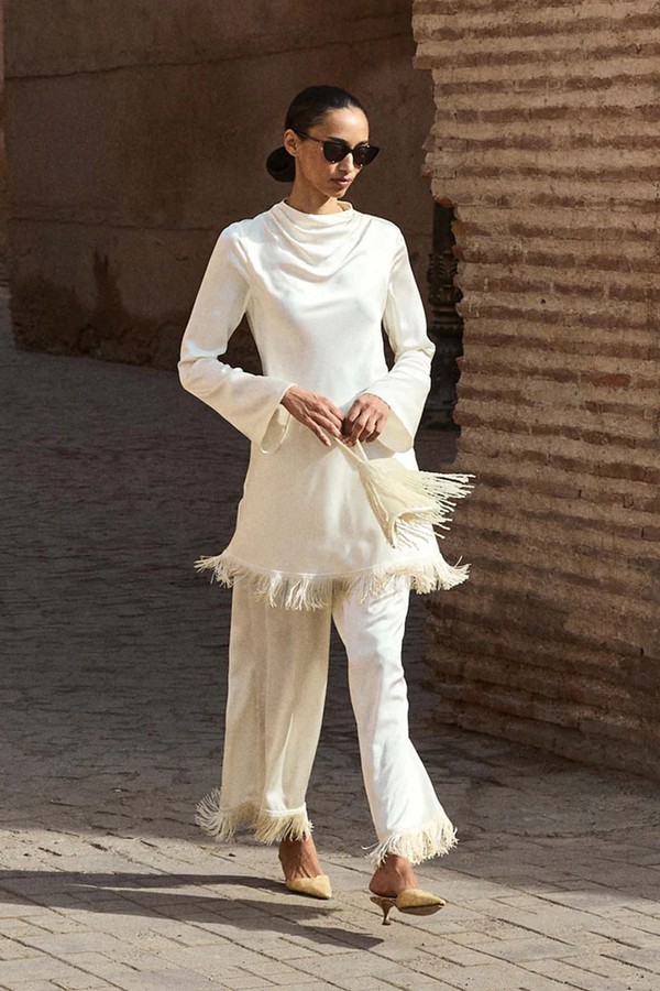 Lavon Fringe Pants from DÔEN