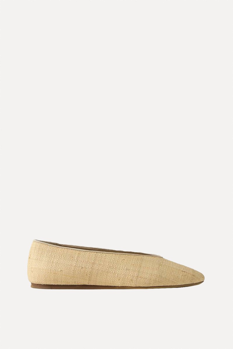 Regency Raffia Ballet Flats from Le Monde Beryl