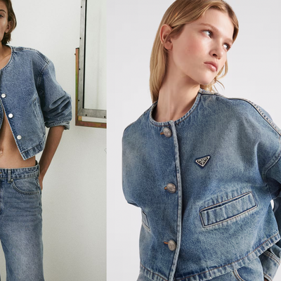 The Round Up: Collarless Denim Jackets