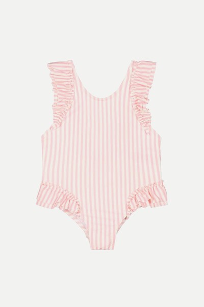 Stripe Ruffle Swimsuit  from Angels Face