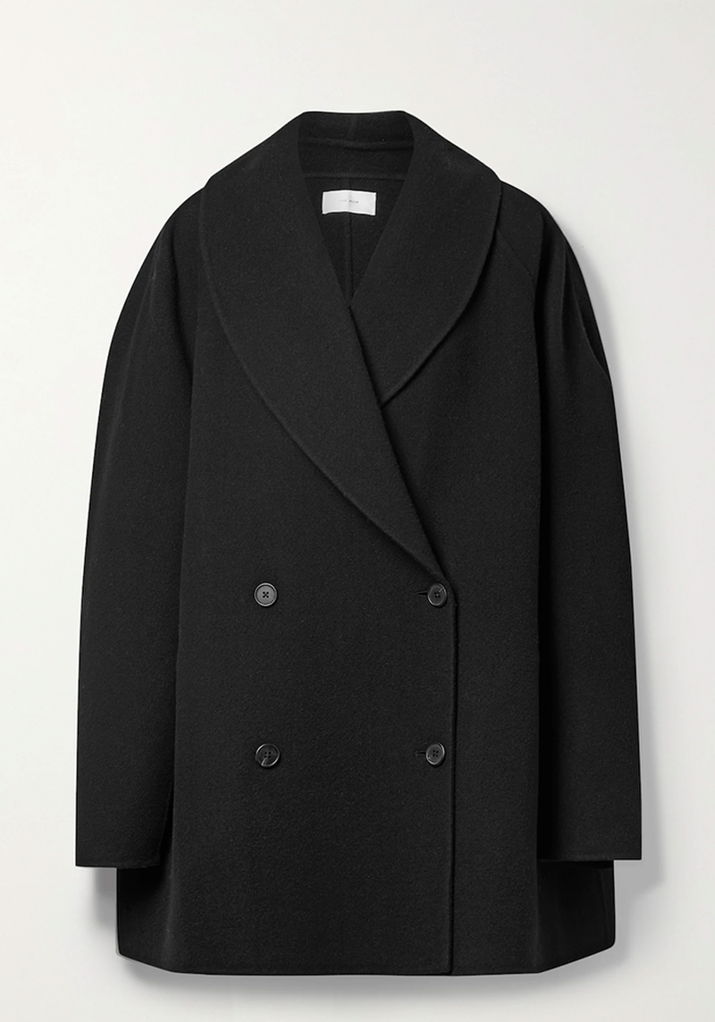 Polli Double-Breasted Wool-Blend Coat from The Row