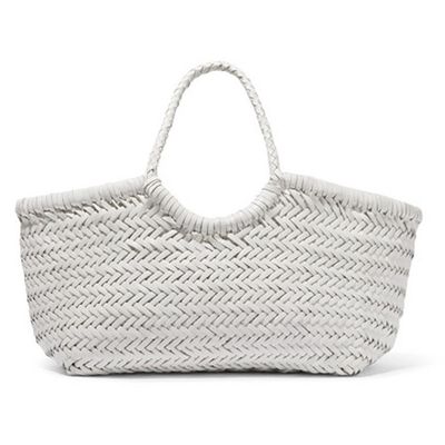Nantucket Small Woven Leather Tote from Dragon Diffusion