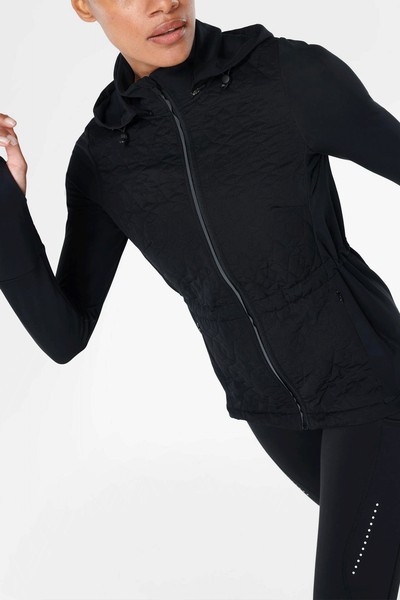 Fast Track Thermal Quilted Running Jacket