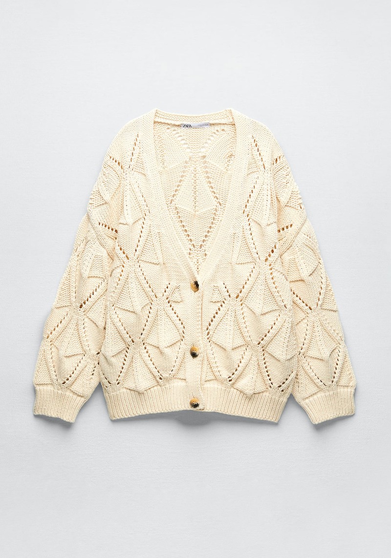 Open Knit Cardigan
