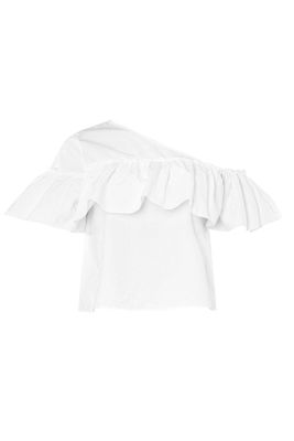 Noisy May White Off The Shoulder Shirt