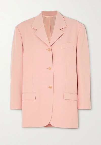 Oversized Grain De Poudre Blazer from Acne Studios