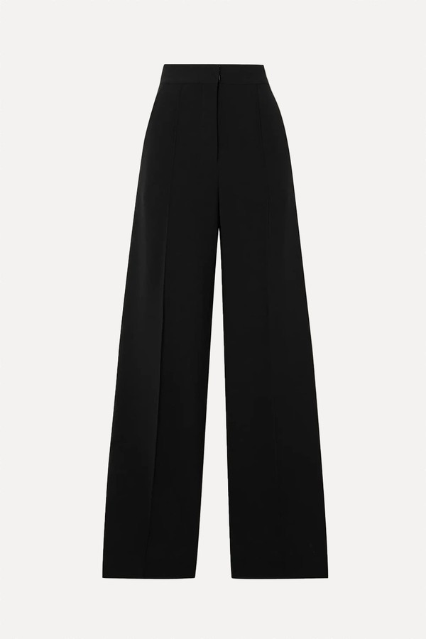 Stretch-Merino Wool Wide-Leg Pants from Another Tomorrow