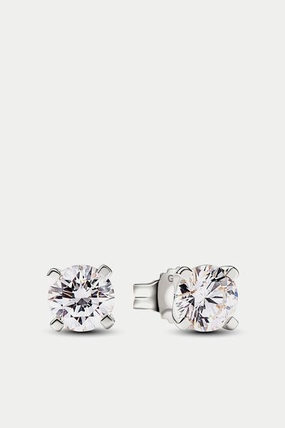 Era 14k White Gold Lab-grown Diamond Earrings