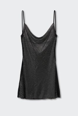 Mini-Dress With Crystals from Mango