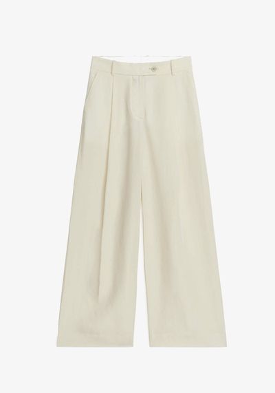 Wide Linen Trousers
