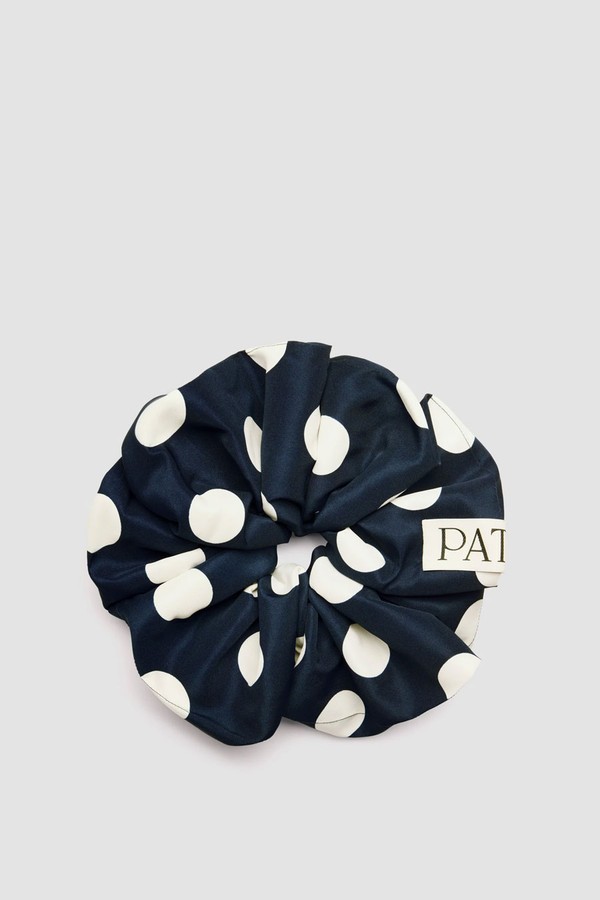 Volume Scrunchie In Printed Recycled Ottoman Faille from Patou