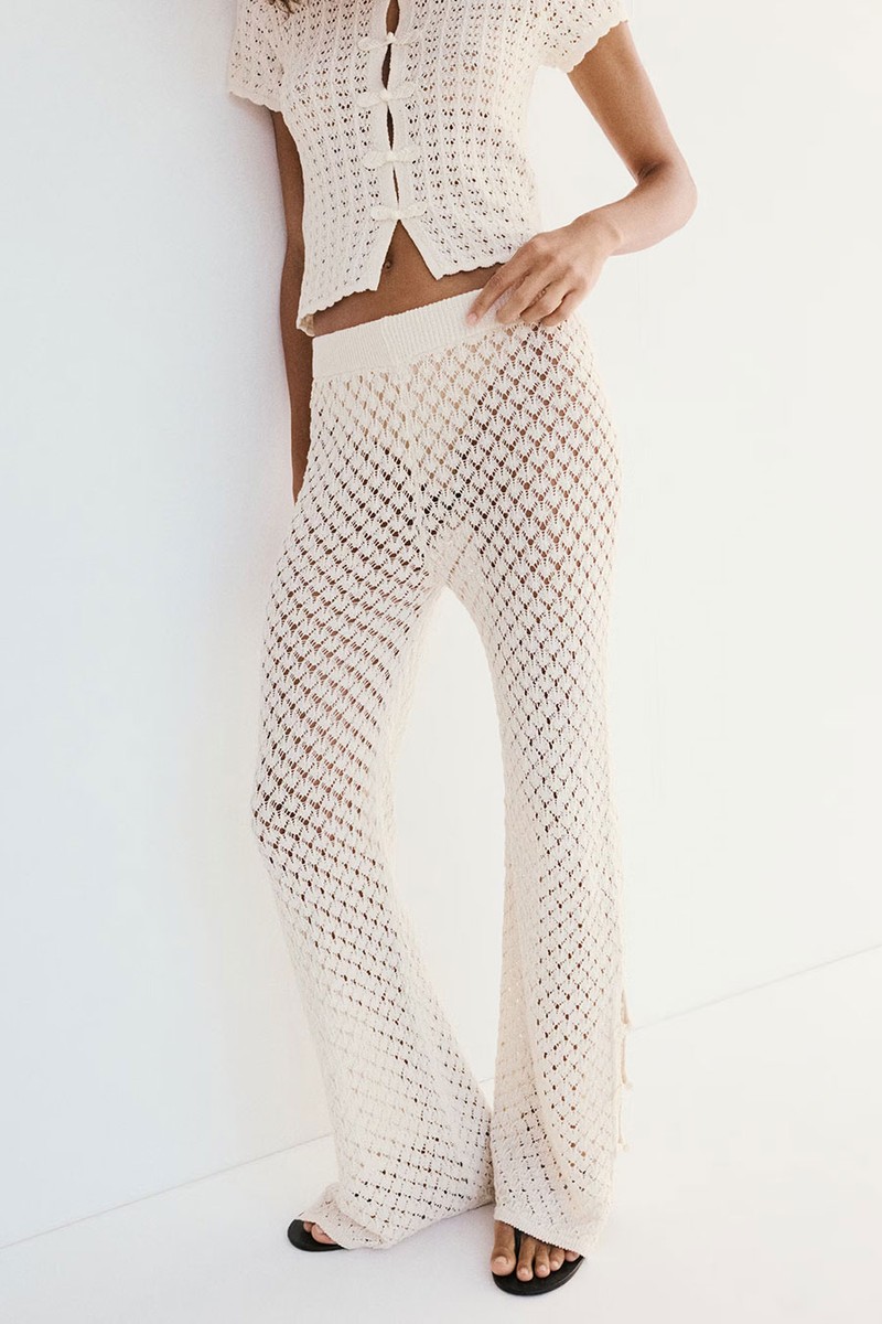 Crochet Trousers  from Mango